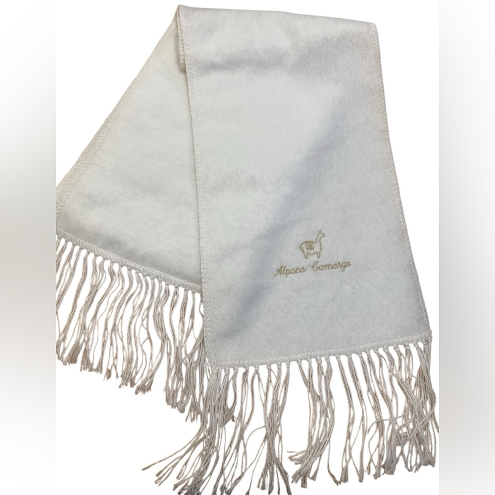 Alpaca Camargo Ivory Scarf